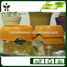 2014 BAMBOO FIBER pet feeder bowl for factory sale